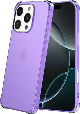 Image de Coque Smartphonica pour iPhone 16 Pro Max
Coque silicone transparente antichoc avec bord antichoc - Dos antichoc
Coque de protection - Violet