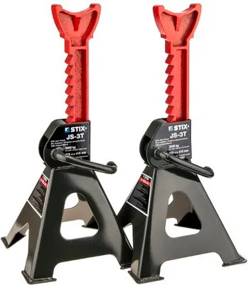 Produktbild von STIX 1 Paar (2 Stück) Unterstellböcke, Tragkraft 3 Tonnen, JS-3T