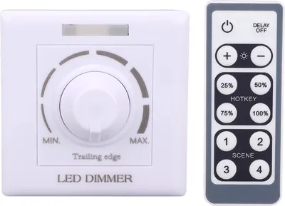 Obrázek produktu pro LED světlo Nastavitelný stmívač Ovládání jasu IR dálkový ovladač 200W (220V)