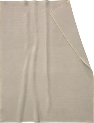 Produktbild von Biederlack Plaid mit Samtband-Einfassung Feel Farbe Taupe Größe 150 x 200
