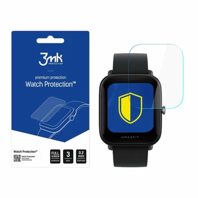 Produktbild von 3mk Display Schutzfolie Watch Protection für Xiaomi Amazfit BIP U 0,2mm (3 Stück)