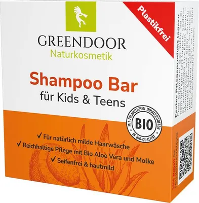 Produktbild von GREENDOOR Shampoo Bar für Kids & Teens