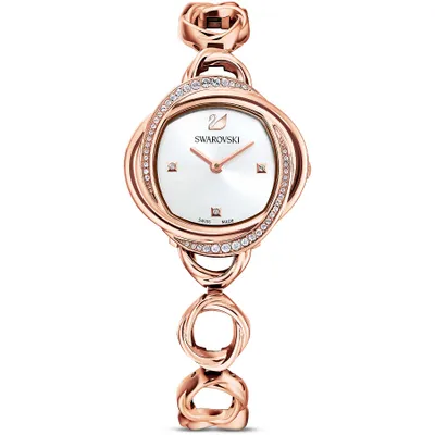 Produktbild von Swarovski 5547626 Damen-Armbanduhr, Roségold-Gehäuse, Metall-Armband