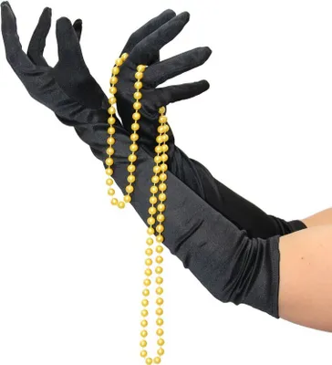 Produktbild von lange Handschuhe, schwarz