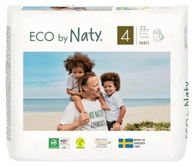 Produktbild von Eco by Naty Öko Windelhöschen Größe 4
