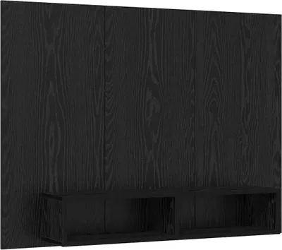 Produktbild von vidaXL TV-Schrankset Schwarz Eichen-Optik 120 x 23,5 x 90 cm