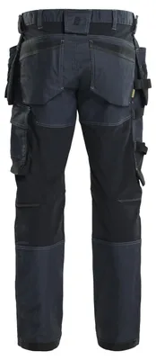 Produktbild von Handwerker Arbeitshose Stretch 1750 1141 , Farbe:marineblau/schwarz, Größe:C52