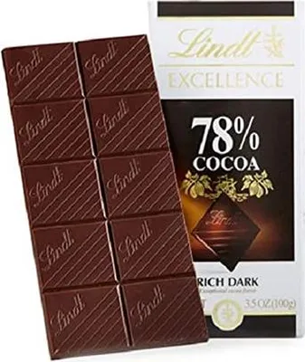 Produktbild von Lindt Excellence Schokoriegel dunkel 78% 100 Gramm