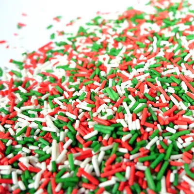 Produktbild von Streuselheld Jimmie`s Christmas 40g Streusel zum Dekorieren und Verzieren von Gebäck aller Art wie Torten Kuchen Keksen Zuckerstreusel