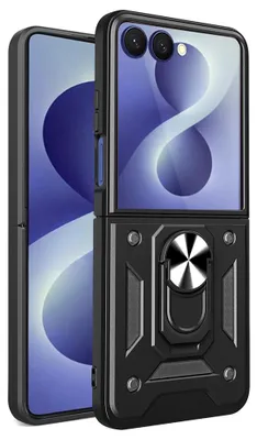 Produktbild von Techsuit – CamShield Series Hülle mit Kamerabdeckung für Samsung Galaxy Z Flip8 – schwarz