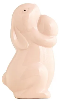 Produktbild von Osterhasenfigur aus Keramik mit Ei, Hasenstatue, Skulptur, Frühlings- und Osterdekoration, Ornament