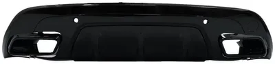 Produktbild von Diffusor & Auspuff Tipps für Rover Velar SUV L560 2017+ Dynamisch Look Glänzend schwarz.