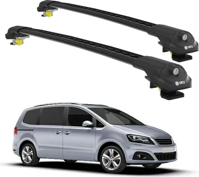 Obrázok produktu pre TURTLE STREŠNÝ NOSIČ AIR-1 SEAT ALHAMBRA 7N 2010 - 2024 , Čierna
