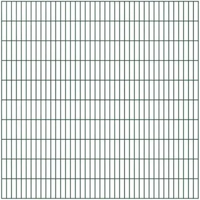 Produktbild von Doppelstab-Gittermatte, Typ 6/5/6, ohne Überstand, Breite 2000 mm x Höhe 2000 mm, Farbe: grün RAL 6005