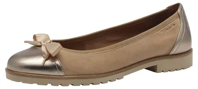 Produktbild von Tamaris Damen Ballerinas Leder, beige, 37 EU