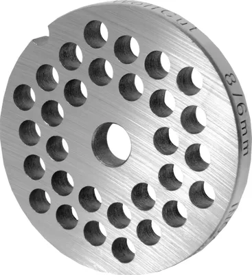 Produktbild von Fleischwolfscheibe, Lochscheibe aus Inox Stahl Größe 8 in 6,0 mm Bohrung von WolfCut