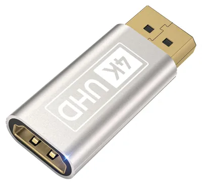 Produktbild von DisplayPort-zu-HDMI-Adapter, unidirektional (nur DisplayPort zu HDMI), 4K@30Hz