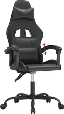 Produktbild von vidaXL Gaming-Stuhl Schwarz Kunstleder