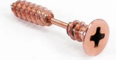 Produktbild von Oblique Unique Ohrring Schraube Fake Ohrstecker Ohrschmuck Punk Gothic - rosegold