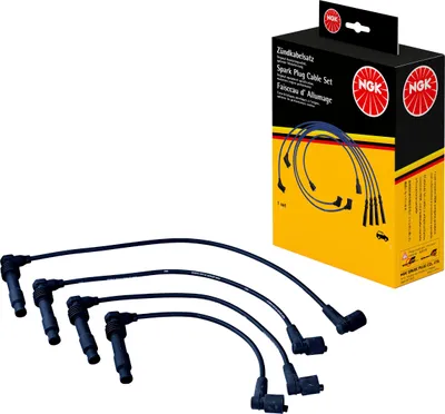 Produktbild von Zündleitungssatz 4 Kabel schwarz NGK Aftermarket-Expertise für u.a. OPEL ASTRA