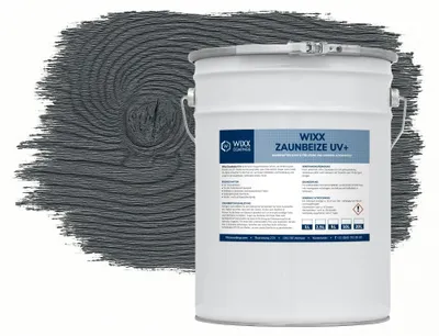 Produktbild von Wixx Zaunbeize UV+ - Anthrazit - 10L