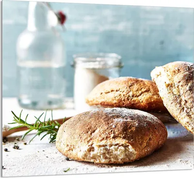 Produktbild von GLASPLATTE FÜR KÜCHE 65x60 Brot