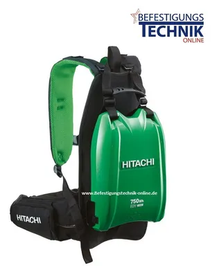 Image de Hitachi Backpack Energiestadion BL36200 y compris chargeur 36,0 Volt LiIon 21,0 Ah