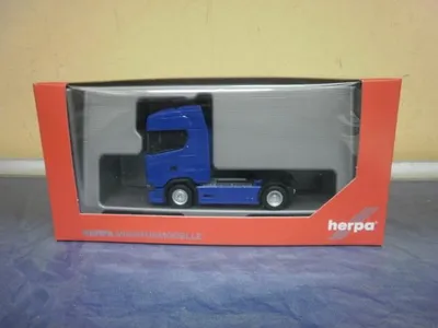 Produktbild von Herpa LKW Scania CS 20 Topl/Aerop. SZM blau 306706