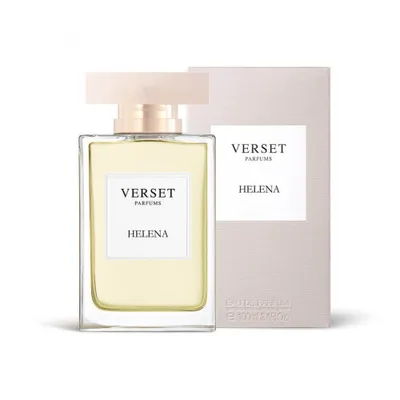 A perfume bottle and its box are displayed against a white background.