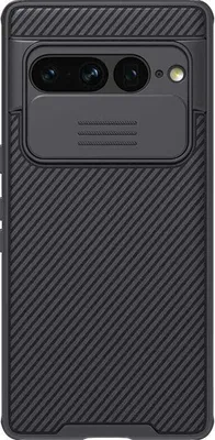 Produktbild von Nillkin, CamShield Pro Hlle Pixel 7 Pro mit Schiebe-Kameraschutz robust, Schwarz