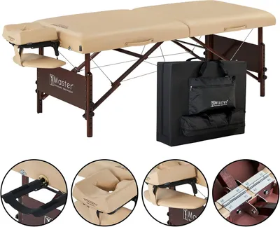 Obrázek produktu pro Masážní lůžko - Masážní stůl - Terapeutické lůžko - Lékařské lůžko - Kosmetické lehátko - Skládací design