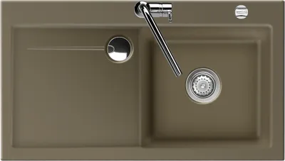Produktbild von Flächenbündige Spüle STEMA 90 F in FANGO Becken rechts mit Excenterbedienung