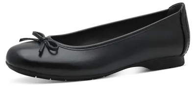 Produktbild von Jana Damen Ballerinas mit Schleife Vegan, Black, 41