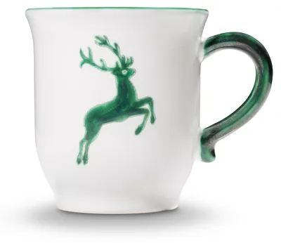 Image de Gmundner Keramik Grüner Hirsch, Tasse en chocolat 0,3 litre