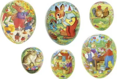 Produktbild von Nestler 11018 Füllei Ostern - Ø 18 cm, bunt sortiert