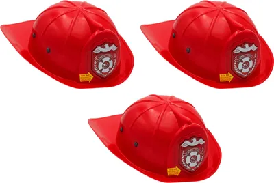 Produktbild von Kinder Feuerwehrmann Helm mit Sound (3 Stück)