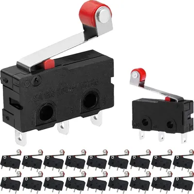 20 Stück 3-polige Minischalter mit Rollenhebel, 5 A 125/250 V