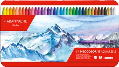 Produktbild von CARAN D'ACHE Aquarell-Wachsmalstift NEOCOLOR II 84er Etui