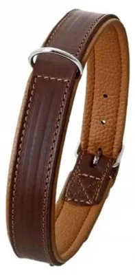 Produktbild von Karlie Rondo Halsband unterlegt - Braun - 27 mm / 62 cm