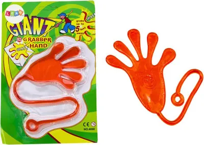 Obrázek produktu pro Lepka Rączka Łapka Elastyczna Glut Slime Pomarańczowa