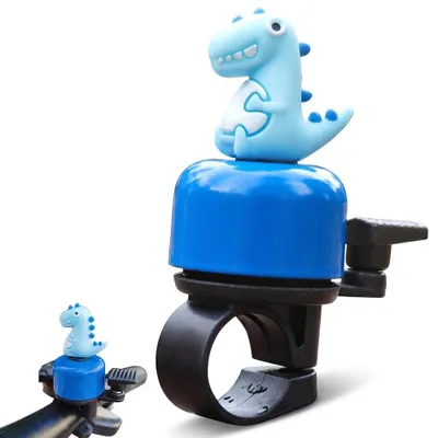 Productafbeelding van Kinderfietsbel met Dinosaurus Ontwerp in Blauw