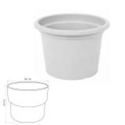 Obrázek produktu pro Květináč Campanula 34 cm - bílý