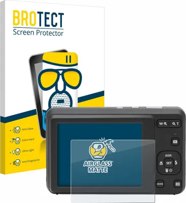 Produktbild von BROTECT Entspiegelungs Schutzglas für Kodak Pixpro FZ55 Schutzfolie Panzer Folie Glas Display Schutz matt