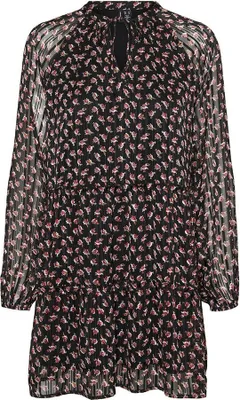 Image de Vero Moda Sofia Robe à manches longues Noir XS Femme Noir XS