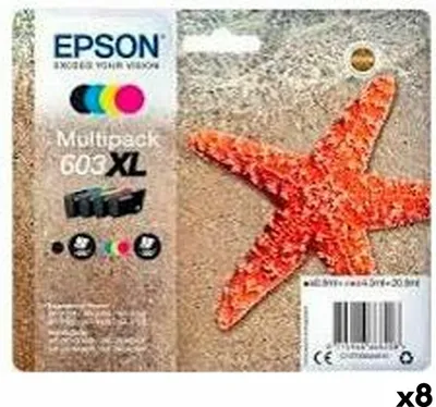 Produktbild von Epson Multipack 4-colours 603XL Ink, Hohe (XL-) Ausbeute, Schwarz, Cyan, Magenta, Gelb, 8,9 ml, 4 ml, 1 Stück(e), Multipack