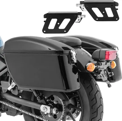 Produktbild von Seitenkoffer für Honda Rebel 500 17-25 mit Halter abnehmbar Satteltasc
