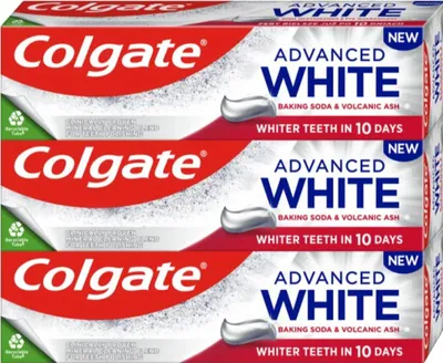 Immagine prodotto di Dentifricio sbiancante Advanced White al bicarbonato di sodio