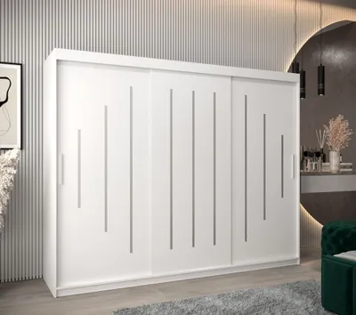 Obrázek produktu pro Šatní skříň ESTER - šířka 250 cm, bílá