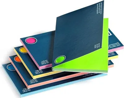 Produktbild von Famanu Moderationskarten Elektrostatisch Selbstklebend - 175 x 100 mm - 500 Blatt Set Bunt