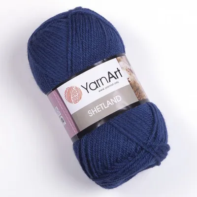 Obrázek produktu pro YarnArt Shetland příze 100 g / 300 m - barva 528 tmavé indigo - vlněná příze